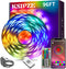 KSIPZE 96ft Led Strip Lights RGB Music Sync Color Changing Bluetooth Led