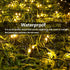 39FT 100LED 8 Joomer Solar Christmas String Lights, Waterproof Outdoor Lights with Modes Twinkle Fairy Light