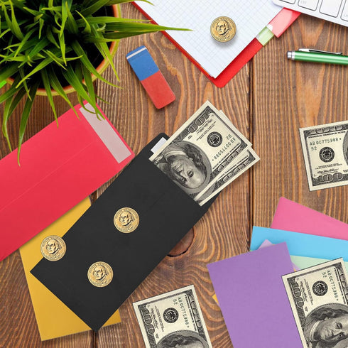 Cash Envelopes 100 Packs, 3.5x6.5 Inches, White Coin Envelopes for Budgets, Checks, Coins, Jewelry, Small Items