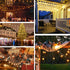 25 Pack G40 LED Light Bulbs Replacement for Outdoor String Lights, E12 Candelabra Base, 2700K Warm White