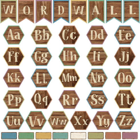 Word Wall Classroom Bulletin Board Set, Alphabet Letters for Home and School Decor