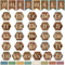 Word Wall Classroom Bulletin Board Set, Alphabet Letters for Home and School Decor