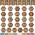 Word Wall Classroom Bulletin Board Set, Alphabet Letters for Home and School Decor