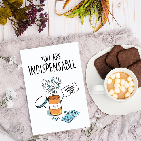 COLINHELIN Nurse Day Cards, Cute Thank You Card for Doctor Nurse Pharmacy, Lovely Doctor DR Day Card, Funny