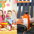 BOOMIBOO Juice Bottles with Caps, 15Pcs 12oz Clear Reusable Water Bottles for Juicing, Smoothie Containers