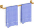 Bathroom Towel Bar, 24 Inch Wall Mounted Towel Rack, Heavy Duty Bath Hand Holder Organizer, Modern Gold Bathroom
