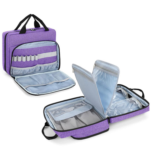 Trunab Utility Nurse Case Padded Stethoscope Case, Hold Two Stethoscopes/BP Cuffs and Nurse Accessories, Small Empty