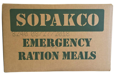 Ozark Outdoorz, LLC 6/2021 Pack Date - 6/2026 expiration MREs with 16 MREs-Reduced Sodium Food