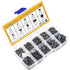 M3/4/5/6/8 Internal Hex Drive Cup-Point Set Screws Assortment Kit, 10 Sizes, 360PCS
