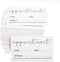 RXBC2011 Appointment Reminder Cards, Pack of 100 for Beauty Makeup Hair Nail Salon and Therapist