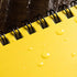 Rite in the Rain Top Spiral Notebook, Weatherproof, 6" x 9", Yellow Cover, Universal Pattern (No. 169)