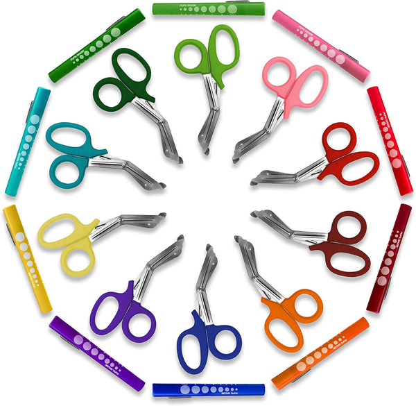 SURGICAL ONLINE Professional EMT Trauma Shears and LED Penlights for Nurses, Doctors,