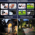 2000LM IP67 1 Pack Solar Motion Lights Outdoor Security Flood Lights Waterproof Spot Lights for Yard Porch Garage