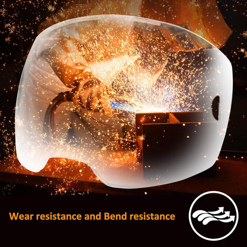 7 Pack 0700000802 Lens,3.93" 2.36" A50 Clear Front Cover x Viewing Lens,Compatible with ESAB Sentinel Welding Helmet