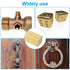 PATIKIL 3/8 x 3/8 x 8" H59 Brass Square Bar, Solid Flat Mill Stock for Crafting and Decoration