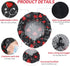 ABAMERICA 2 Pack Bouffant Caps - Adjustable Scrub Caps with Button and Sweatband for Women Men, One Size Multi Color