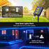 66FT 200LED 1800mAh IP67 8 ICRGB Solar Pool Lights for Above Ground, Solar Rope Lights Outdoor, Waterproof Blue String