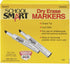 School Smart Low Odor Dry Erase Marker, Chisel Tip, Black, Pack of 12, 40 lb - 24 Inches x 1000 Feet