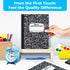 College Ruled Composition Notebooks, 5 Pack, 200 Pages (100 Sheets), 9-3/4" x 7-1/2", White & Black Marble, Hard Cover