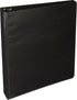 Business Source 28447 D-Ring View Binder, 1-1/2-Inch Capacity, 11x8-1/2-Inch, Black for Document Organization
