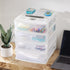 Gracious Living 4 Drawer Desktop & Countertop Organizer with Lid for Craft Storage, Office Supplies, School Supplies,