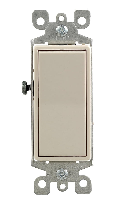 Leviton 15 Amp, 120/277V Decora Rocker 3-Way AC Quiet Switch, 5-Pack, 5603-2TM,
