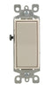 Leviton 15 Amp, 120/277V Decora Rocker 3-Way AC Quiet Switch, 5-Pack, 5603-2TM,
