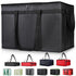 CIVJET Insulated Food Delivery Bag, XXXL Insulated Reusable Grocery Cooler/Hot Bags, Tote