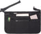 Bafelia Server Apron with 9 Pockets,Black Waitress Apron Buckle Closure & 2 Zippered