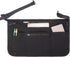 Bafelia Server Apron with 9 Pockets,Black Waitress Apron Buckle Closure & 2 Zippered