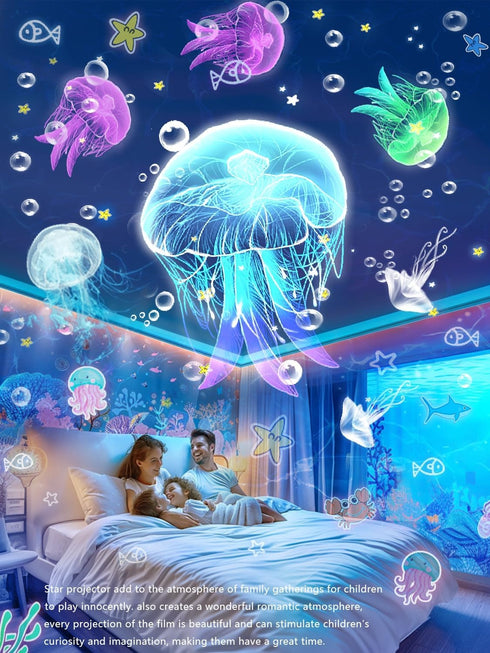 21 Sets 360 Dimmable Night Light for Kids + of Films, Kids Night Light Projector for Bedroom, Ceiling, Projector Night