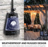 Fosmon Outdoor Timer Outlet Waterproof - 24 Hour Mechanical Heavy Duty Plug in Timer with 2 Outlets