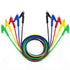 KAIWEETS 5PCS Alligator Clips Electrical Test Leads Set, 15A Heavy Duty Jumper Wires with Protective Clips