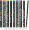 Pasimy 600 Pcs Reading Motivational Pencils, Bulk Black Novelty Wooden Pencils with Eraser for Classroom