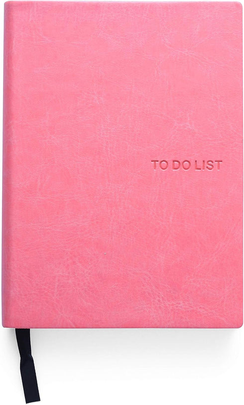 Daily To Do Checklist Notebook, Task Management Organizer Planner, Hardcover, Ribbon Bookmark, 4.1 x 5.8”, A6 size, 110