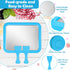1+2PCS 2 Frozen Instant Ice Cream Maker, Food Grade Rolled Ice Cream Maker Machine with Shovel, Instant Cold Plate