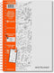 ROARING SPRING Whitelines Spiral Bound Journal, Dot Ruled, 70 Sheets, 8.25" x 5.75", FREE App for Digitally Downloading