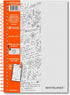 ROARING SPRING Whitelines Spiral Bound Journal, Dot Ruled, 70 Sheets, 8.25" x 5.75", FREE App for Digitally Downloading