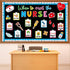 Naozinebi Nurse Theme Bulletin Board Set Decoration Health Posters Borders Paper Cutouts