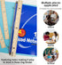 BAZIC Wooden Ruler 12" (30cm) - Single Metal Edge Measuring Drafting Rulers for Students, 2-Packs