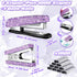Yunlly 6 Pack Bling Office Stationery Set, Desk Accessory Includes Pen, Scissor, Stapler, 1000 Pcs Staples, Tape