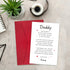 Leinessy Pregnancy Announcement Card for Dad to be, Lovely Father's Day Card from the Bump, Poem Card for Daddy