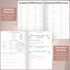 Clever Fox Budget Planner, Expense Tracker Notebook, Monthly Budgeting Organizer, A5 in Rose Gold
