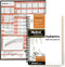 Pediatrics H&P Notebook, Medical History and Physical, 100 Medical Templates with Perforations