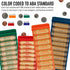 Set Nadex Rolled Coin Storage Organizer Tray with Ridges for Loose Coins | Quarters, Dimes, Nickles, and Penny Color