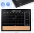 Board2by Monthly Chalkboard Calendar & Cork Board Combo, 18" x 24" Magnetic Board with Hanging Wood Frame