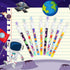 Kolewo4ever 48pcs Space Multi Point Pencils, Fun Astronaut Pencils, Planet Rocket Space Ship Pencils for Classrooms