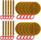 20PCS Film Heater Plate Adhesive Pad, PI Heating Elements Film with Cord (12V 12W + 12V 13W)