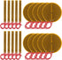 20PCS Film Heater Plate Adhesive Pad, PI Heating Elements Film with Cord (12V 12W + 12V 13W)
