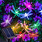 25.9 FT Dragonfly Solar String Lights, 8 Modes Waterproof Multicolor Lights Outdoor,